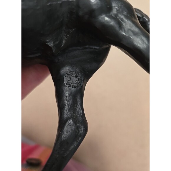 Vintage Breyer Black Horse Figurine Plastic Toy Stallion Statue Equestrian Decor - Picture 7 of 10